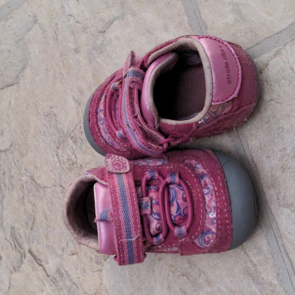 Pink Stride Rite shoes